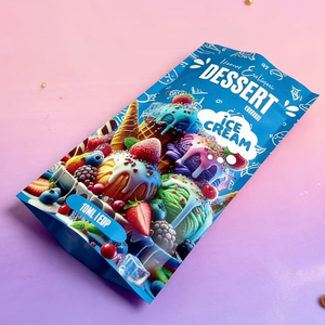 Custom Zipper Food Packaging Foodsafe Pouch Plastic Cookie Bags Snack Pouch Candy Packaging - Product Image 3