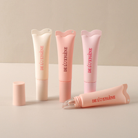 Tubes de baume à lèvres cosmétiques vides de 10ml 15ml | Tube de brillant à lèvres en plastique à presser OEM d'emballage de marque privée de logo personnalisé