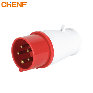 Chenf Factory IP44 fil électrique coque en matière plastique cuivre pur borne conduite alimentation <span class=keywords><strong>prise</strong></span> mâle CF1-015 5P16A <span class=keywords><strong>380V</strong></span> - Product Image 4
