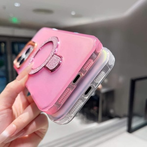 Funda para Teléfono con Corazón de Diamantes para <span class=keywords><strong>iPhone</strong></span> 17/16/15 Pro Max - Product Image 1