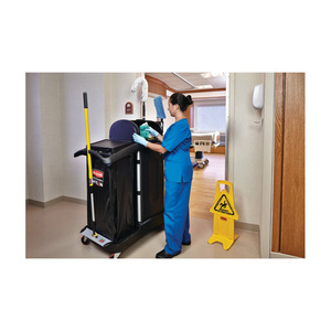 <span class=keywords><strong>Rubbermaid</strong></span>-carrito <span class=keywords><strong>de</strong></span> <span class=keywords><strong>limpieza</strong></span> con puerta y capó, alta seguridad, color negro, FG9T7500BLA, 7,25 - Product Image 6