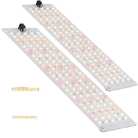 Lampu LED Tumbuh Tanaman Indoor Aluminium Quantum Aquarium Garden Nursery Spektrum Penuh Pengatur Waktu untuk Bunga, Sayuran, dan Tanaman Hijau dengan CRI 90