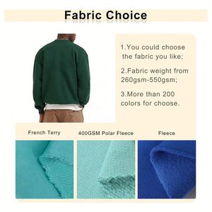 High Quality Blue Sweatshirts Unisex Streetwear Pullover Wholesale Custom Embroidery Logo <b>Black</b> <b>Men</b> O Neck Hoodies - Product Image 2