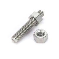 Din975 M3-M36 Full Thread Zinc Finish Grade 8.8/10.9/12.9 Steel Threaded Rod Stud Screw 100mm