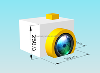 2025 cabine photo gonflable en forme de caméra de nouvelle conception à vendre