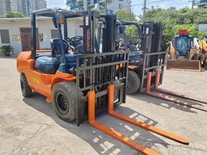 Japan Original Toyo Ta Fd50 5 Ton Forklift Hydraulic Forklift With New Paint For Sale