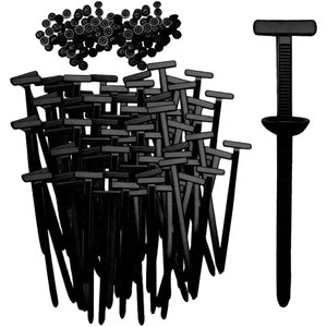 100 unidades de bridas de nailon autoblocantes universales de alta resistencia con botón de pasador para reparación diaria de automóviles y fijación multiusos - Product Image 3