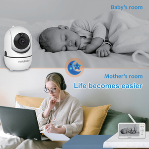 Monitor de Bebé Inalámbrico Digital con Pantalla LCD IPS de 6.0 Pulgadas, Micrófono de Alta Sensibilidad, Monitoreo de Temperatura Ambiente, Comunicación Bidireccional - Product Image 2