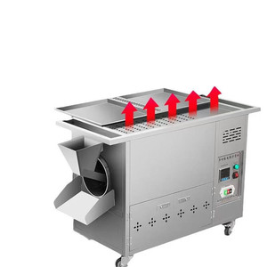 Machine à rôtir les châtaignes en acier inoxydable de qualité commerciale, machine multifonctionnelle pour rôtir les noix, les arachides et les graines - Product Image 2