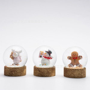 Adorno de Globo de Nieve de Resina con Papá Noel Hecho a Medida, 23 cm, Decoración de Interiores, Regalo - Product Image 5