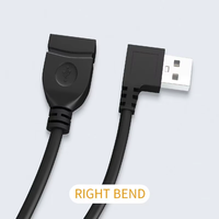 Großhandel 90-Grad-USB-Verlängerungskabel mit Aufwärts- und Abwärtswinkel, Hochgeschwindigkeits-Daten- und Ladekabel für Videospieler