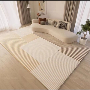 Kích Thước Lớn Trang Trí Nội Thất Hình Học Thiết Kế Giả Lông <span class=keywords><strong>3D</strong></span> In Khu Vực Thảm Thảm Cho Phòng Khách - Product Image 5