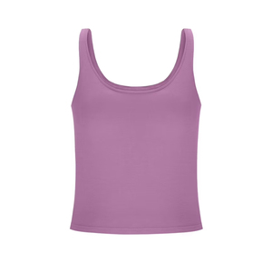 Camiseta sin mangas de algodón suave para mujer, chaleco sin mangas de color sólido, ligero, esencial para el verano, para usar en capas o para estar en casa. - Product Image 1