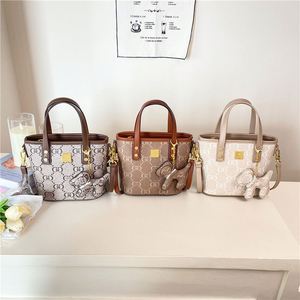 Bolso de Mujer a la Moda, Gran Capacidad, Estilo Lujoso, Forma de Cubo, Material PU Estampado.99126 - Product Image 6