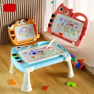 3IN1多功能幼儿双面绘图板拼图玩具儿童磁性涂鸦板益智玩具