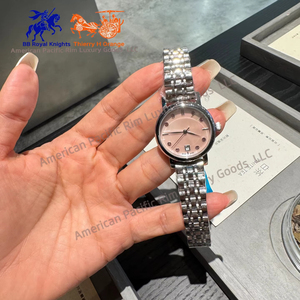 Nouvelle montre élégante pour femmes en acier inoxydable, simple et tendance, avec boucle papillon, montre exquise Longinesing - Product Image 4