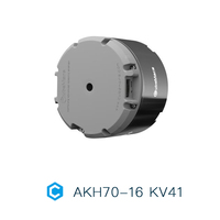 Actuador de Eje Hueco Cubemars AKH70-16 KV41, 85 Nm de Pico, 26 Nm Nominal, Relación 16:1, Planetario, 48 V, Doble Codificador CAN, Metálico, para Articulación de Robot