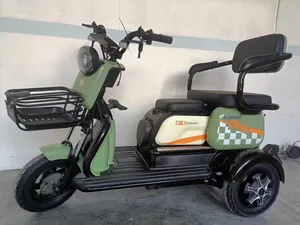 Newest 1000w Scooters Electric Adults Scooter 3 Wheel 3 Seats Kick Play Moto Electric Mobility Electric Tricycle