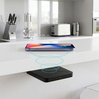 Chargeur sans fil dissimulé sous le bureau, longue portée 50 mm, pour la gestion de l'alimentation au bureau