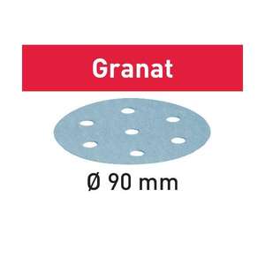 แผ่นขัด FESTOOL - 497369 D90 STF/6 Granat (Multi-Pack)-EAN 4014549142349 Abrasives - Product Image 1