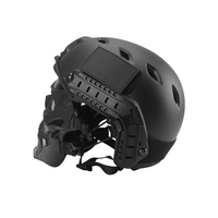 MUCHAN Masque de protection facial pour casque de fête Équipement tactique avec moteur sans moteur Masque de Noël neutre