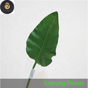 Abanico Artificial, hoja de palmera, pájaro del paraíso, hojas, planta <span class=keywords><strong>Tropical</strong></span>, hoja de tacto Real, decoración del hogar para boda, arreglo floral - Product Image 3