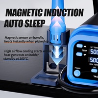 Estación de Retrabajo de Aire Caliente YG-861 MAX 1000W con Ventilador Turbo Sin Escobillas, Control de Temperatura PID, Herramienta de Reparación de PCB para Desoldar SMD BGA en Teléfonos