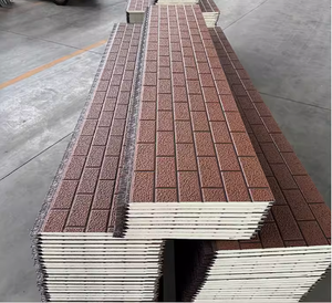 Tablero de partición de taller sin polvo ignífugo moderno, placa de acero de Color, purificación de óxido de magnesio de lana de roca de Metal para villas - Product Image 2