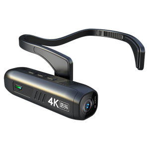 กล้องติดศีรษะแบบสวมใส่ได้ ความละเอียด 4K พร้อม WiFi ในตัว มุมกว้าง 140 องศา กล้องมินิ POV แอคชั่น รองรับการถ่ายวิดีโอแบบ Multi Frame VlogCam มาตรฐานกันน้ำ IP66 พร้อมระบบกันสั่น EIS 2.0 - Product Image 1