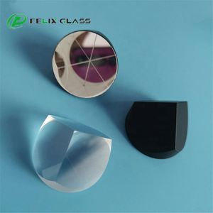 FELIX Prisme cubique professionnel en verre optique de silice fondue/BK7, argenté/AL/cuivre, sans revêtement, tolérance d'angle de 3 arcmin, garantie 3 ans - Product Image 2