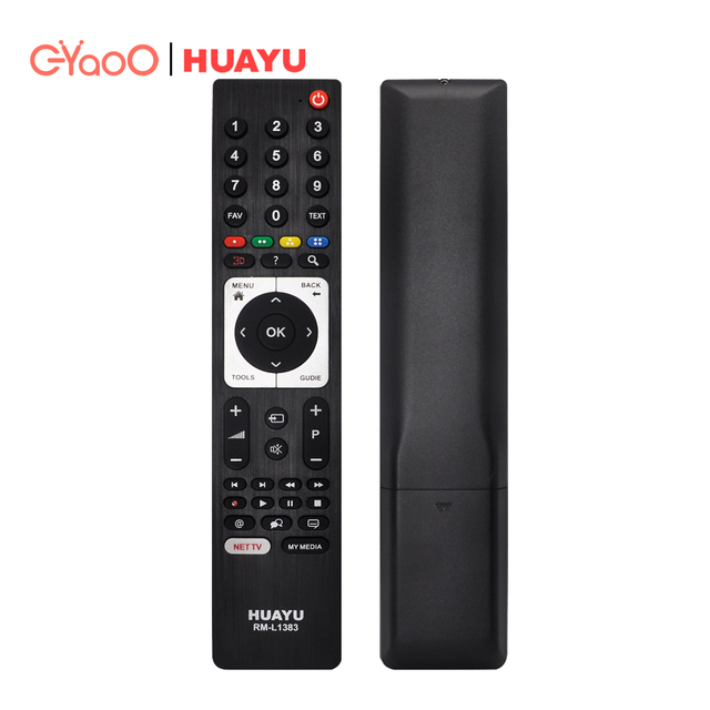 HUAYU RM-L1383 Smart TV Fixed Code Universal Remote Control for All Major Brands