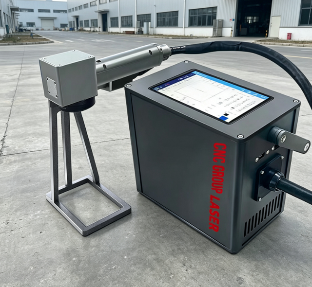 Laser Marking Machine Portable Type for Logo QR Code Barcode Marking on Plastic and Metal Materials, Permanent Marking