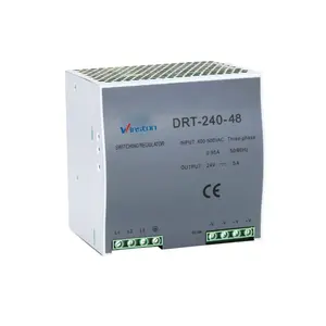 DRT-240-48 48V DC 5A 240w three phase rail power supply