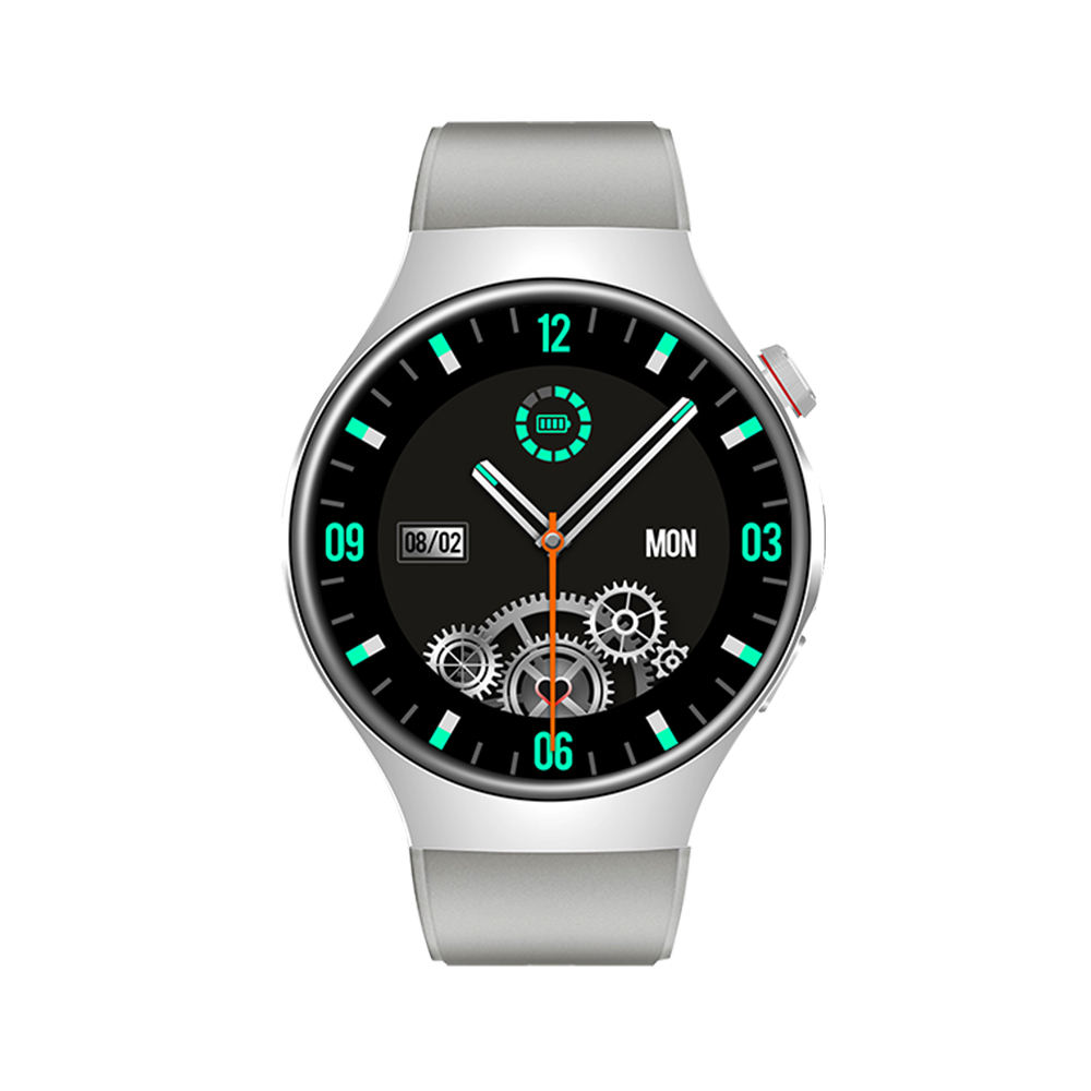 Bracelet de montre en silicone gris