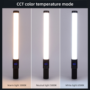 Bâton lumineux LED RGB portable pleine couleur 2700K~7500K pour <span class=keywords><strong>Tik</strong></span> <span class=keywords><strong>Tok</strong></span> / Vidéo / Photographie / Selfie Musique Vidéo Lumière Lumière portable - Product Image 5