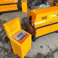 Enderezado de alambre de acero y alta velocidad automática 2-4/3-6/4-8mm Máquina alisadora y cortadora de alambre Proveedor de fábrica
