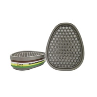 Masque respiratoire chimique à cartouche multi-gaz et vapeur Abek1, réutilisable, haute filtration, 1 couche, fabriqué au Fujian, type XPF05Q