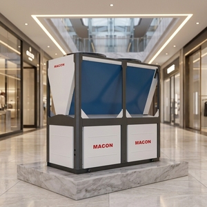 Pompe à air à haute efficacité énergétique R290 30-35 kW à entraînement direct photovoltaïque pour l'eau chaude sanitaire commerciale et domestique - Product Image 2