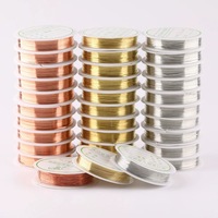Fil de cuivre de 0,2 à 1,0 mm pour bijoux, fil de bricolage pour perles, accessoires d'outils, fil à enrouler, fil de cuivre pour perles, matériel de bijouterie