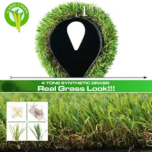 גן נוף דקור פלסטיק שטיח מחצלת דשא מלאכותי דשא סינטטי דשא