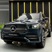 Modèle de voiture miniature en métal 1:24 Benz GLE350 avec son et lumière, portes ouvrables, jouet décoratif