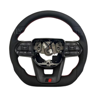 Volant en cuir pleine fleur pour Toyota Hilux Vigo Revo Land Cruiser Prado F70 LC300, accessoires intérieurs, mise à niveau