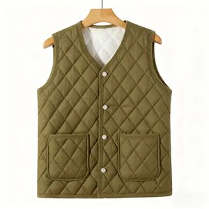 Autumn Winter New Worsted <strong>Knitted</strong> Waterproof 3D Embroidery Button V-Neck Casual <strong>Waistcoat</strong> Middle-Aged Elderly <strong>Women</strong> Fragrant - Product Image 3