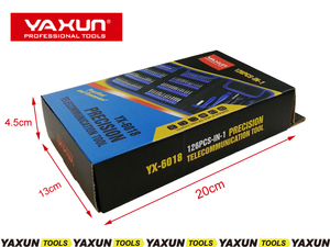YAXUN YX6018 126 Trong 1 Tuốc Nơ Vít Chính Xác Bộ Công Cụ Đa Dụng Túi Tuốc Nơ Vít Bit Bộ Cho Điện Thoại Máy Tính Xách Tay Công Cụ Sửa Chữa Điện Tử - Product Image 6