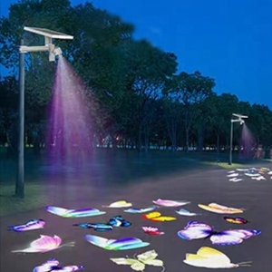 <span class=keywords><strong>Projecteur</strong></span> <span class=keywords><strong>solaire</strong></span> LED IP65 Gobo, éclairage extérieur étanche et anti-poussière pour aménagement paysager - Product Image 1