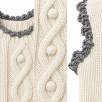 Ensemble de pulls à pompons personnalisés en tricot assortis pour femme et chien, vêtements pour animaux de compagnie, usine ODM OEM, vente en gros