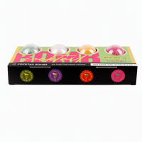 Bombes à cocktail comestibles en gros pour boissons, bombes instantanées scintillantes aux saveurs de fruits pour mojito, coffret cadeau