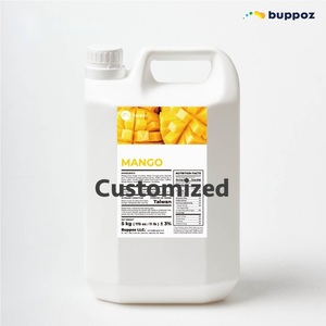 Sirop de mangue Buppoz, bouteille de 5 kg, Halal, HACCP, végétarien, BPZ-SY008, durée de conservation de 12 mois, pour les magasins de bubble tea et de milk tea, OEM - Product Image 2