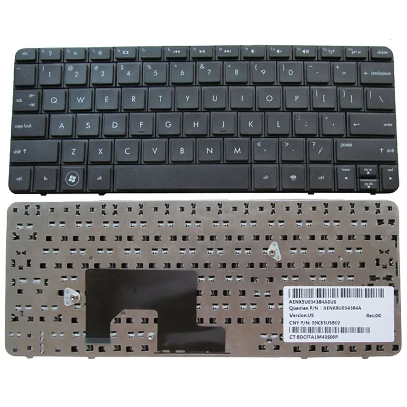 Papan Ketik Laptop untuk HP Mini 1103 1104 110-3500 110-3600 110-3700 Series