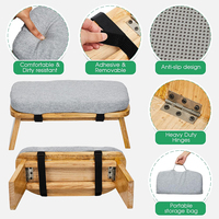 Legend Banc de prière de haute qualité Tabouret de méditation pliable Chaise de sol Chaise de méditation en bambou pour la pensée quotidienne